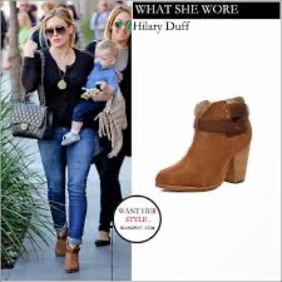 RAG & BONE | Nubuck Camel Suede Ankle ‘Harrow Bootie’ | US 9 / EU 39 - Picture 5 of 15